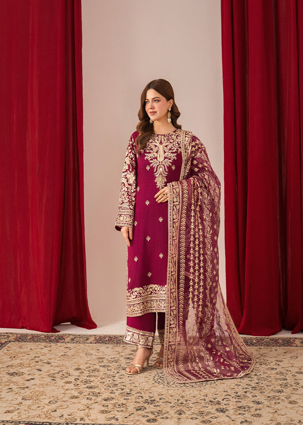 Embroidered Korean Silk 3pc
