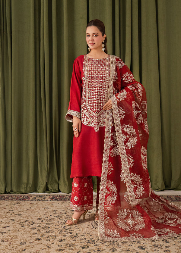 Embroidered Korean Silk 3pc-72